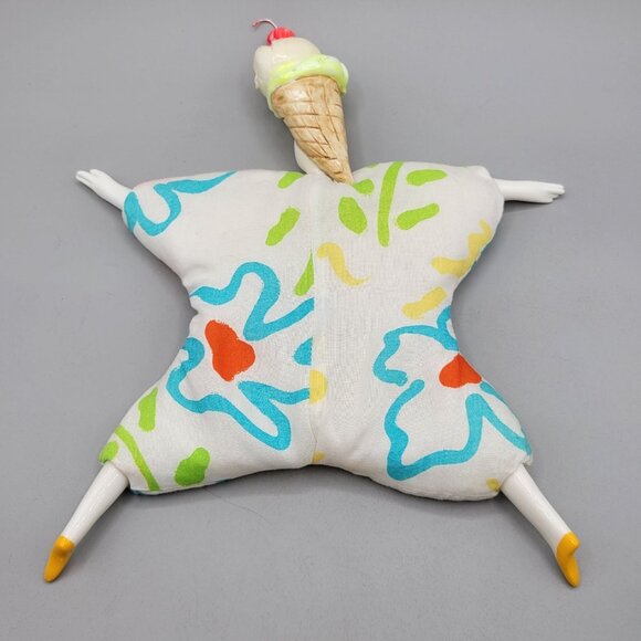 SERGE Poupee Millet Original Doll Floral Body Ice Cream Cone Hat Cherry on Top - Picture 3 of 9